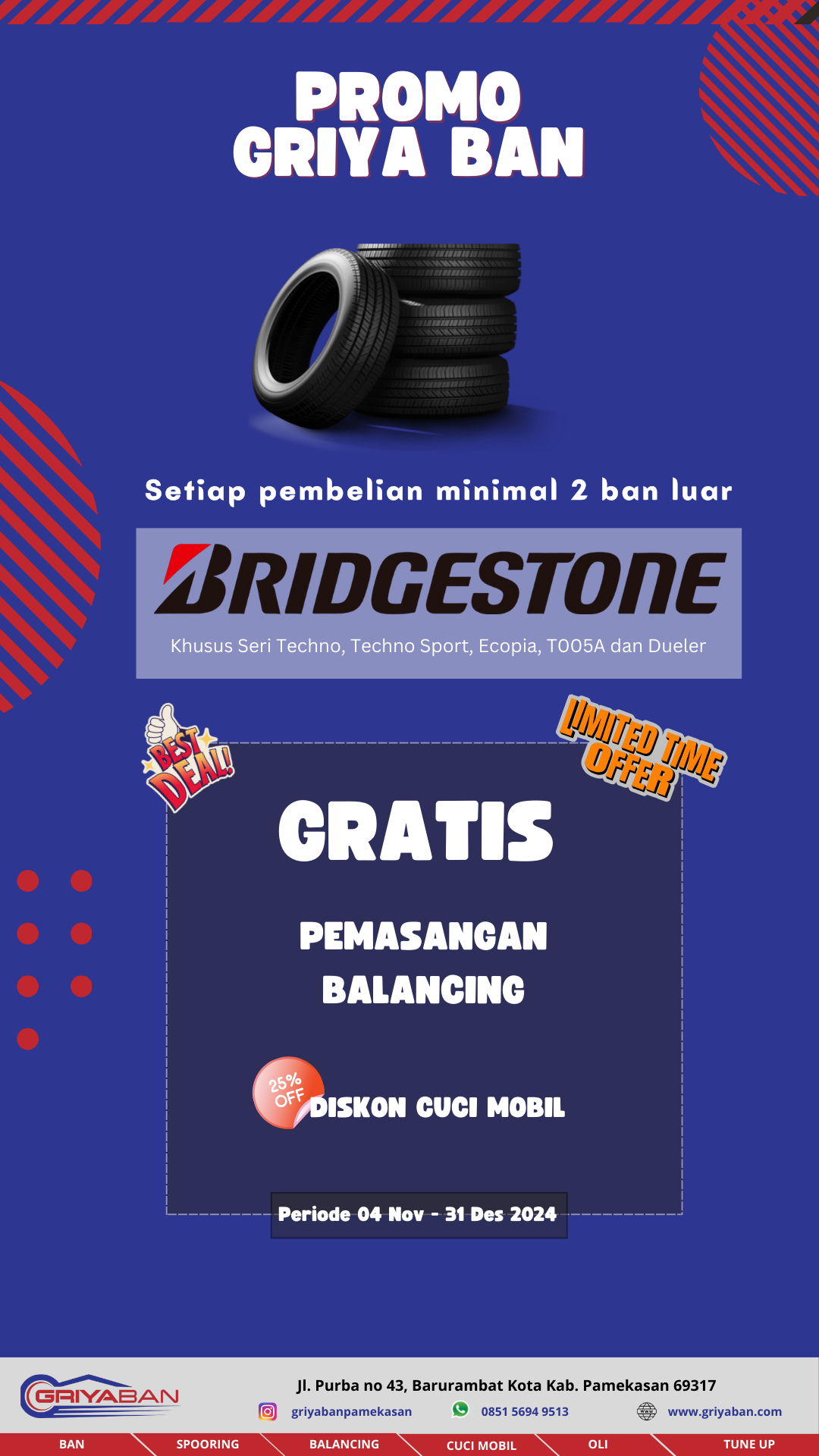 Promo Ban Bridgestone